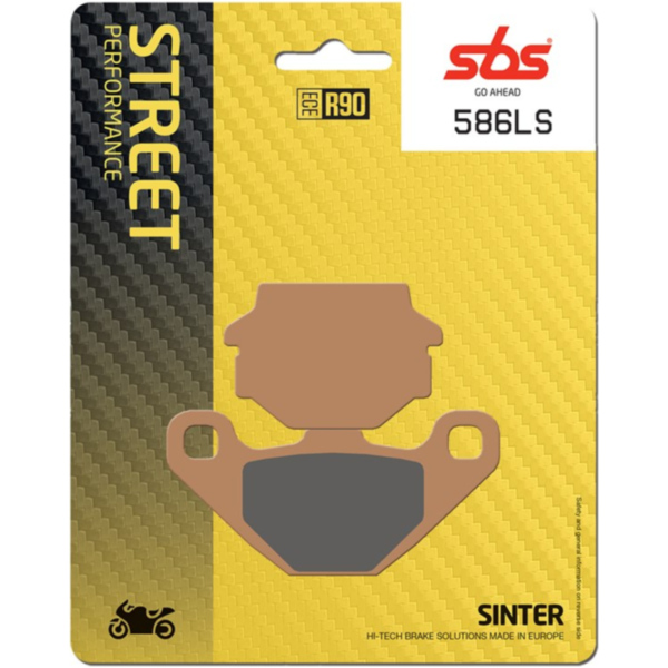 Brake Pads / Shoes SBS 586LS fitting for Kawasaki GPZ  500 EX500D 1998, 60/50/34/27 PS, 44/37/25/20 kw