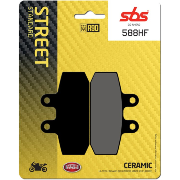 Brake Pads / Shoes SBS 588HF fitting for Honda CA Rebel 125 JC24 1995, 11 PS, 8,1 kw