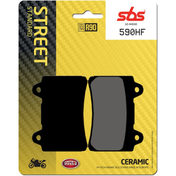 Brake Pads / Shoes SBS 590HF fitting for Yamaha TZR  250 2MA 1987, 50 PS, 37 kw