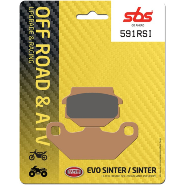 Brake Pads / Shoes SBS 591RSI fitting for Kawasaki KEF Lakota Sport 300  2002, 21,5 PS, 15,8 kw