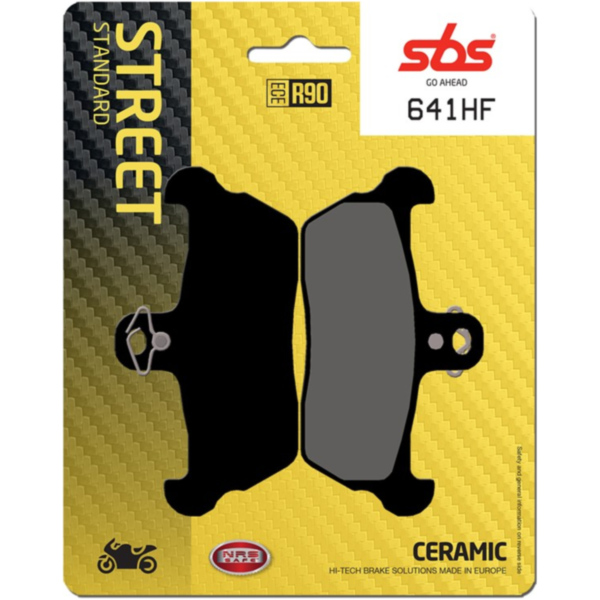 Brake Pads / Shoes SBS 641HF fitting for Cagiva Mito 7-Gang 125  1991, 31 PS, 23 kw
