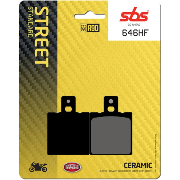 Brake Pads / Shoes SBS 646HF fitting for Honda CA Rebel 125 JC24 1995, 11 PS, 8,1 kw