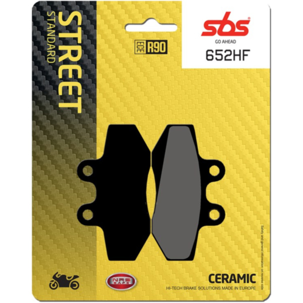Brake Pads / Shoes SBS 652HF fitting for Rieju Spike  50  2008, 1,8/8,8 PS, 1,3/6,5 kw