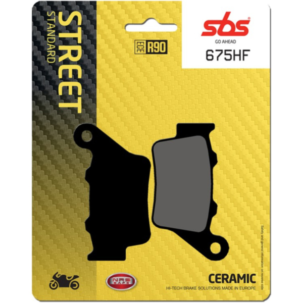 Brake Pads / Shoes SBS 675HF fitting for Honda NT Deauville 650 RC47C 2000, 34 PS, 25 kw