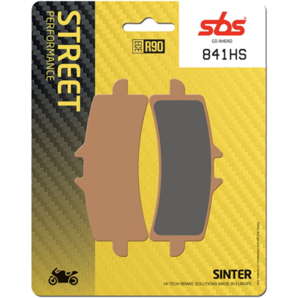 Brake Pads / Shoes SBS 841HS fitting for Ducati Hypermotard  1100 B100AA 2008, 90 PS, 66 kw