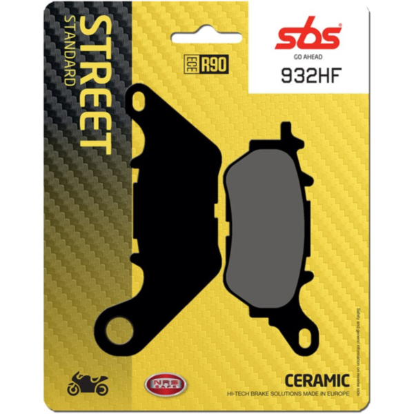 Brake Pads / Shoes SBS 932HF fitting for Yamaha YZF R3 350  2014, 