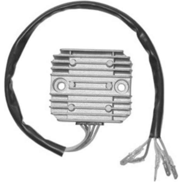 Regualtor / Rectifier SGR universal for Motorräder / Roller mit DrehstromRegualtor / Rectifier (Shunt), 12V, bis 35A, 5 Kabel fitting for Husqvarna TE E-Start 610 H700AA 1999, 58/48 PS, 43/35 kw