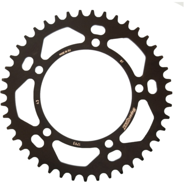 Alu-Kettenrad Supersprox 520/43Z schwarz 15605AK43 passend für Triumph Bonneville T100 Centennial 800 908MD 2002, 34 PS, 25 kw