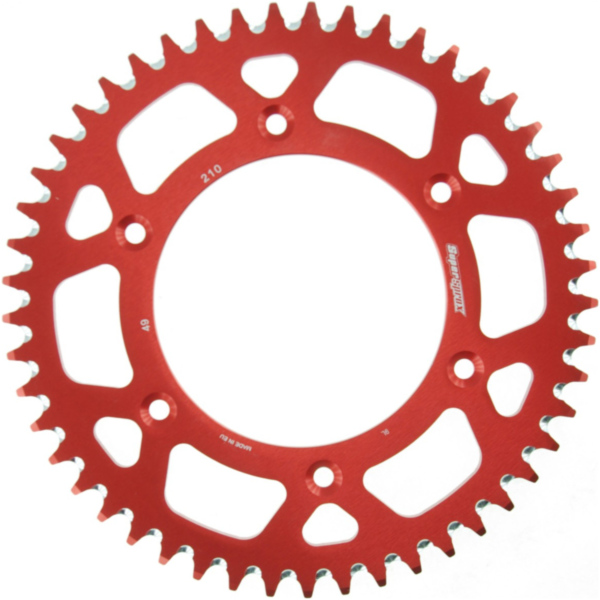 Alu-Rear Sprocket / Chain Wheel Supersprox 520/49t red