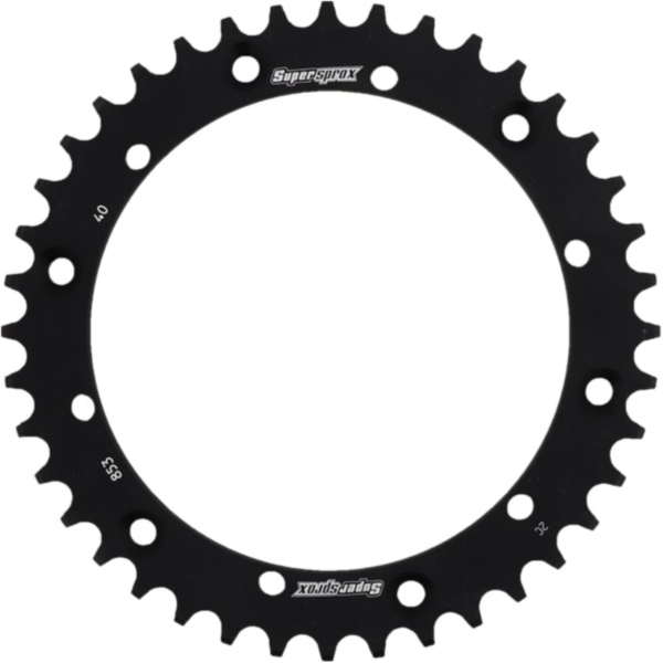 Alu-Rear Sprocket / Chain Wheel Supersprox 520/40t black 13500AK40