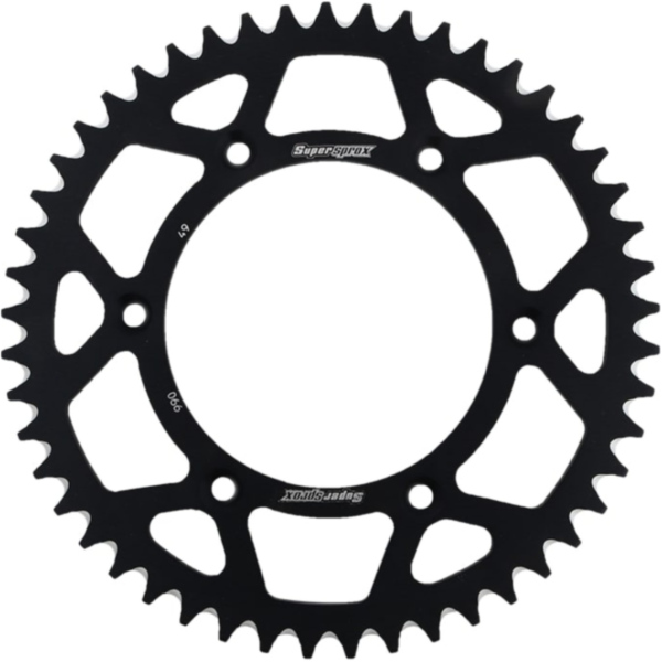 Alu-Rear Sprocket / Chain Wheel Supersprox 520/49t black 72304AK49