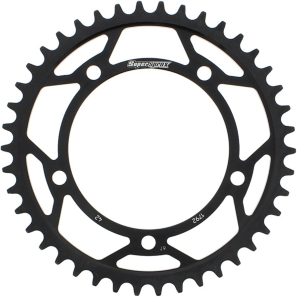 Steel-Rear Sprocket / Chain Wheel Supersprox 525/42t black 14604-42