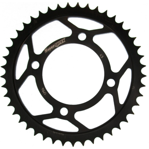 Steel-Rear Sprocket / Chain Wheel Supersprox 428/45t black 14213-45