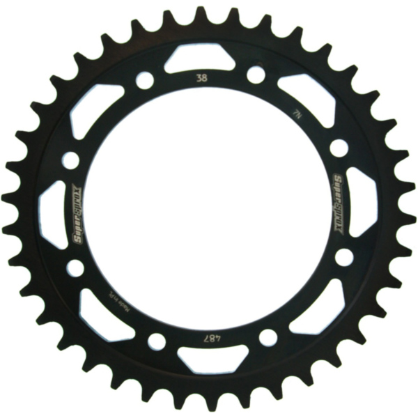 Steel-Rear Sprocket / Chain Wheel Supersprox 520/38t black 16600-38