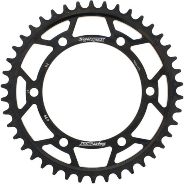 Steel-Rear Sprocket / Chain Wheel Supersprox 530/42t black 16603-42