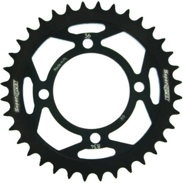 Steel-Rear Sprocket / Chain Wheel Supersprox 420/36t black 12101-36