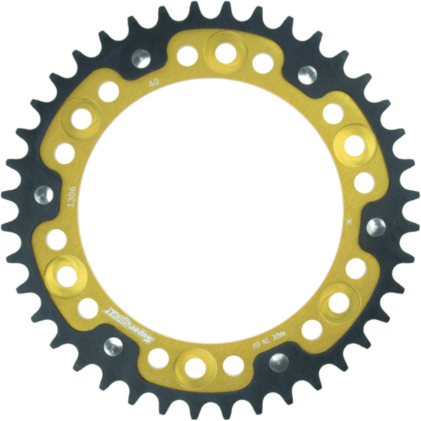 Stealth-Rear Sprocket / Chain Wheel Supersprox 530/40t gold 10616S40