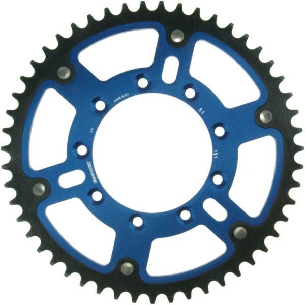 Stealth-Rear Sprocket / Chain Wheel Supersprox 520/51t blue 93314B51