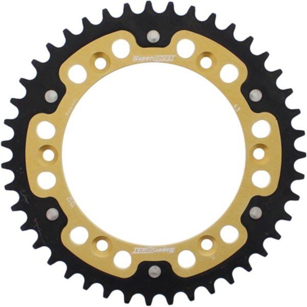 Stealth-Rear Sprocket / Chain Wheel Supersprox 520/43t gold 14206S43