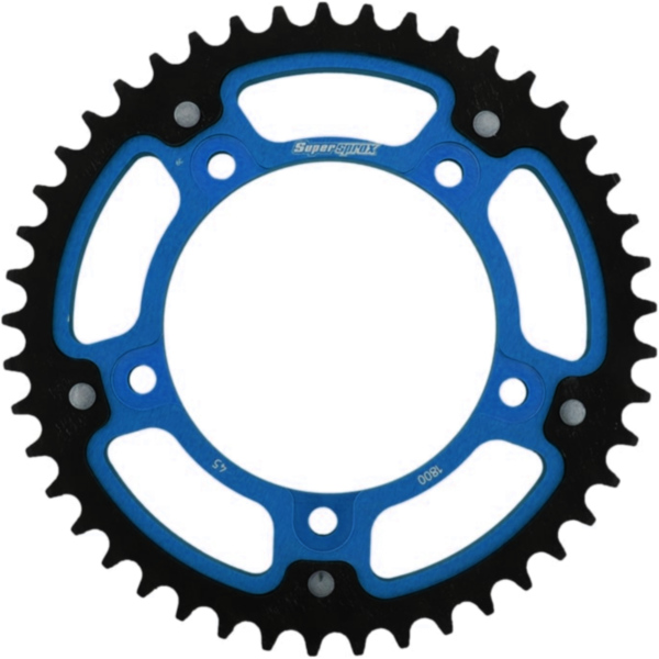 Stealth-Kettenrad Supersprox 530/45Z blau 86603B45