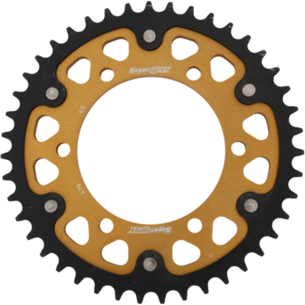 Stealth-Rear Sprocket / Chain Wheel Supersprox 530/43t gold 12813S43