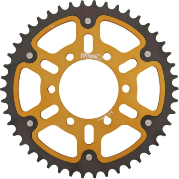Stealth-Rear Sprocket / Chain Wheel Supersprox 525/46t gold 92666S46