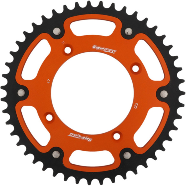 Stealth-Kettenrad Supersprox 520/47Z orange 71307O47