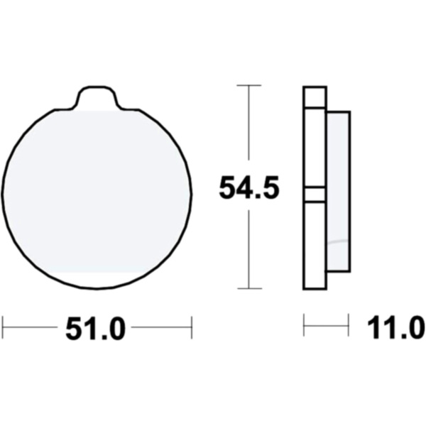 Bremsbeläge Bremsklotz Standard TRW MCB505