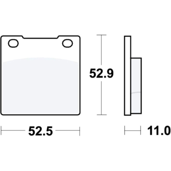 Bremsbeläge Bremsklotz Standard TRW MCB55