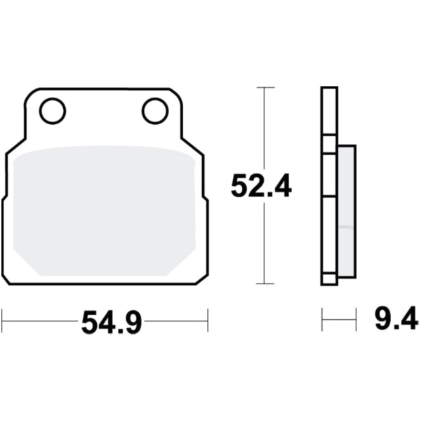 Bremsbeläge Bremsklotz Standard TRW MCB570