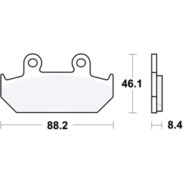 Bremsbeläge Bremsklotz Standard TRW MCB571