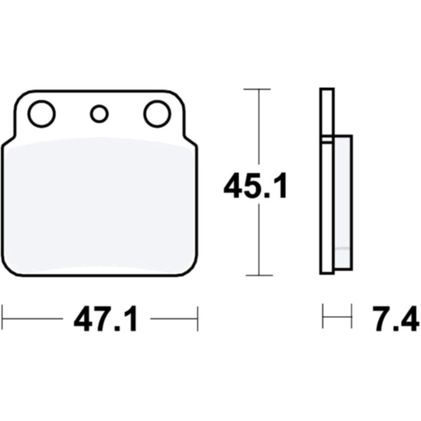 Brake pads sintered si trw MCB626SI