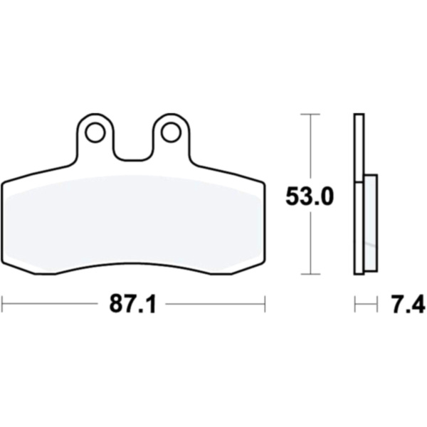 Brake pads std trw MCB652