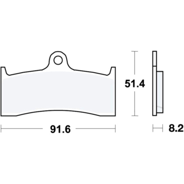 Brake pads sintered sv trw MCB660SV