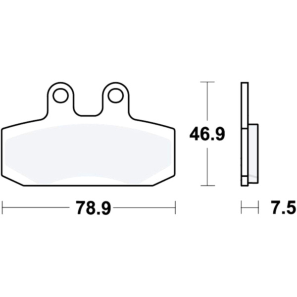 Brake pads std trw MCB673