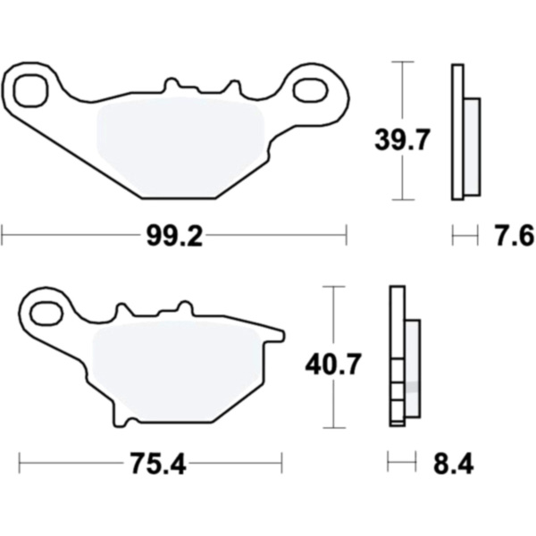 Brake pads offroad trw MCB679EC