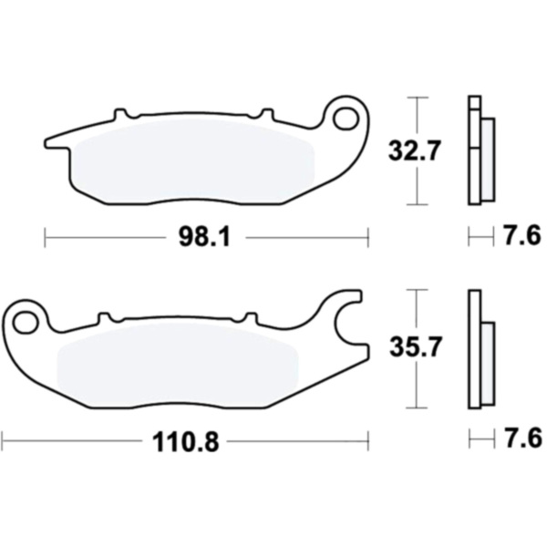 Brake pads lc trw MCB759LC