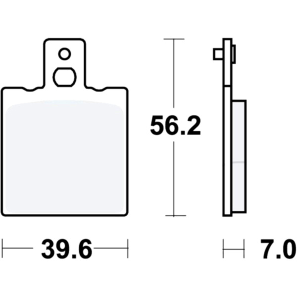 Bremsklotz Standard TRW MCB75_1