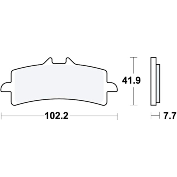 Brake pads sintered sv trw MCB792SV