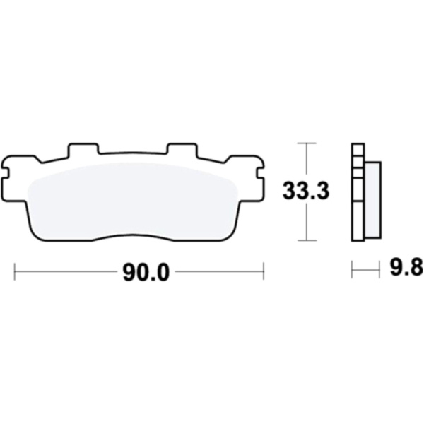 Brake pads lc trw MCB830LC