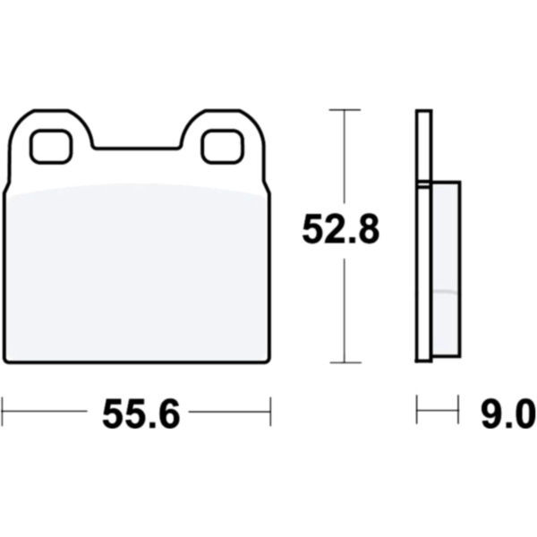 Bremsbeläge Bremsklotz Standard TRW MCB95