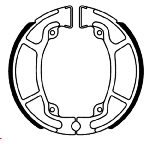 Brake shoes with springs trw MCS835