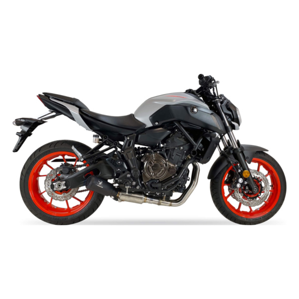 IXRACE MK2 Edelstahl-Komplettanlage für: Yamaha MT 07 14-19, TRACER 700 17-19, XSR 700 16-19