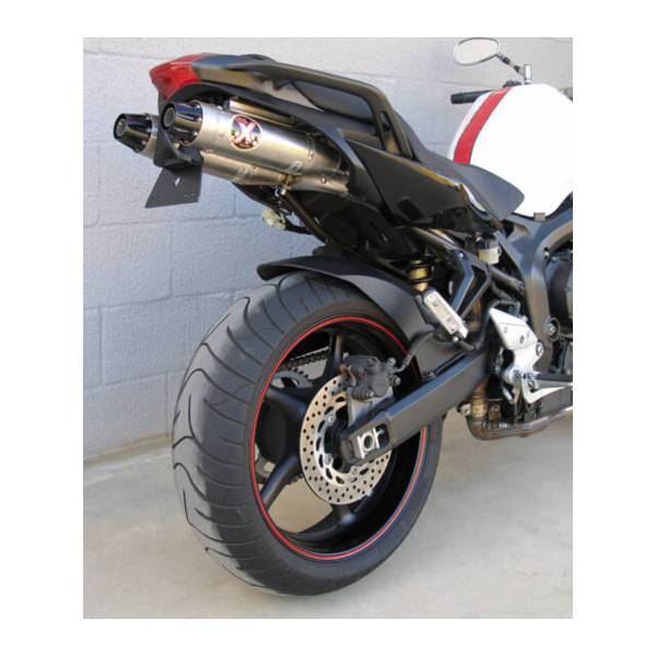 IXIL UNDER SEAT Endschalldämpfer CONICAL XTREM, FZ 6 Fazer, 04-10 passend für Yamaha FZ6 Fazer 600 RJ071 2006, 98 PS, 72 kw