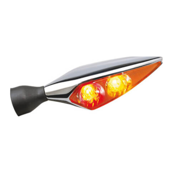 Kellermann Rear, brake light, turn signal unit Micro Rhombus DF, chrome, rear right