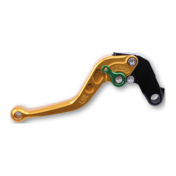 LSL Kupplungshebel Classic L39R, gold/grün, kurz