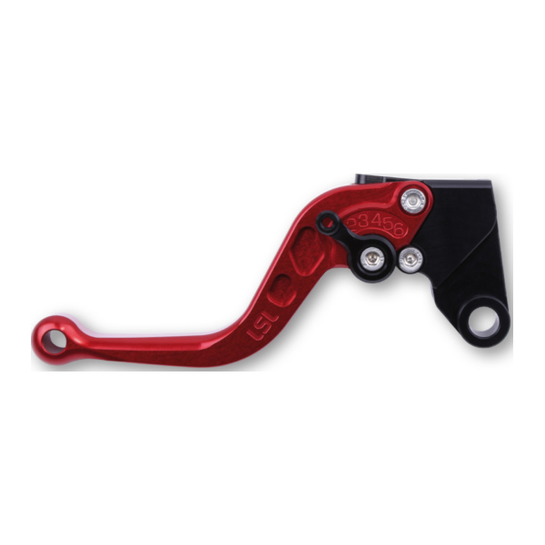 LSL Clutch lever Classic L54, red/black, short