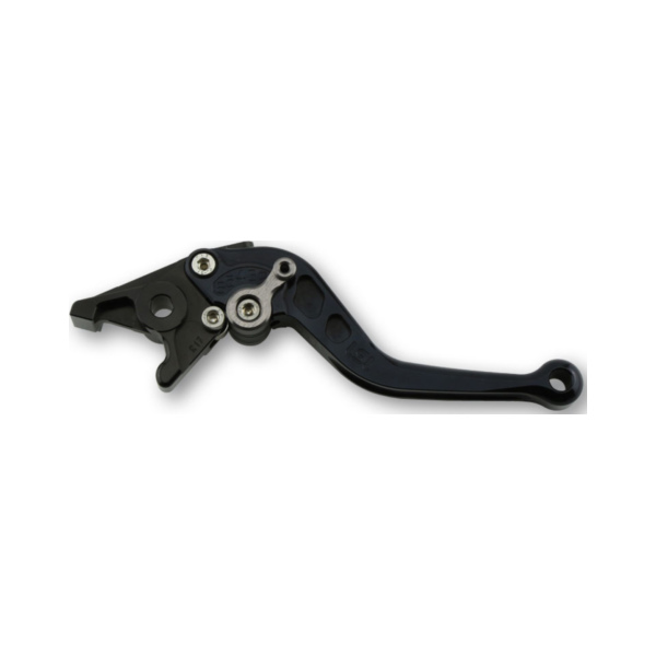 LSL Clutch lever Classic L04, black/anthracite, short fitting for Suzuki GSX-R  750 GR7BB 1992, 100/112 PS, 74/82 kw