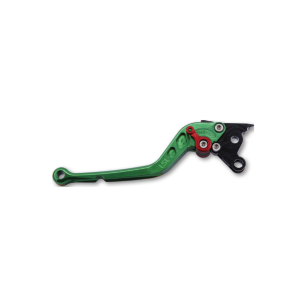 LSL Clutch lever Classic L48R, green/red, long
