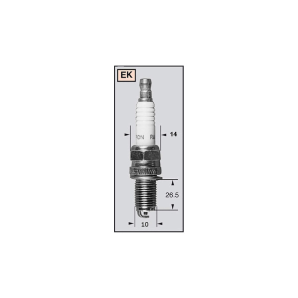 Spark Plug CHAMPION Zündkerze REK6YC / OE8022 passend für Yamaha MT-07   RM33 2022-2022, 